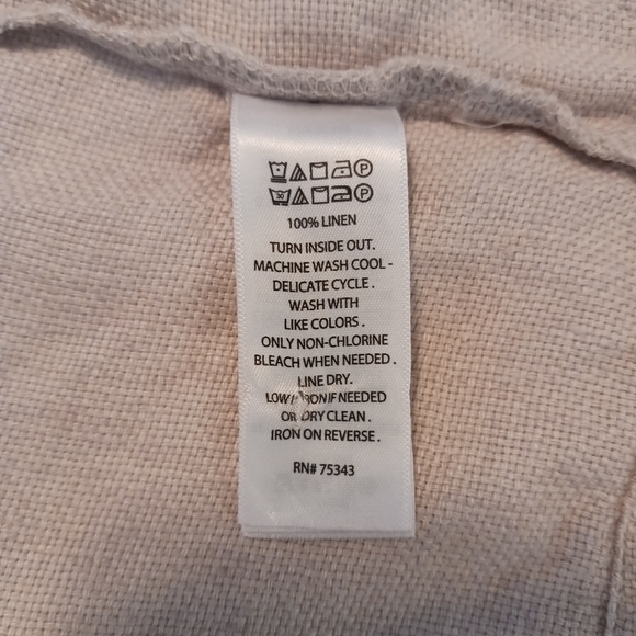 Size Large C&C California Womens 100%  Linen Jacket Beige Spring - Picture 8 of 9